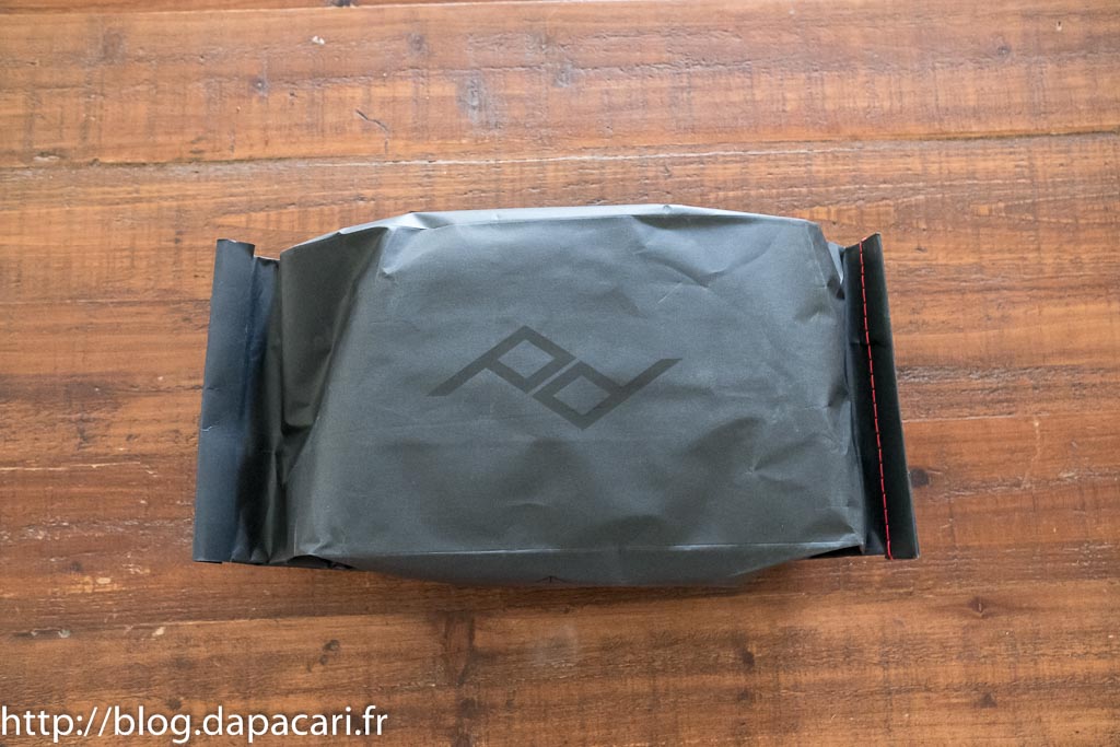test peak design sling 5L packaging